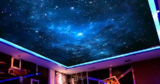 Натяжной потолок звездное небо Новошахтинск, цена от 5291 руб.